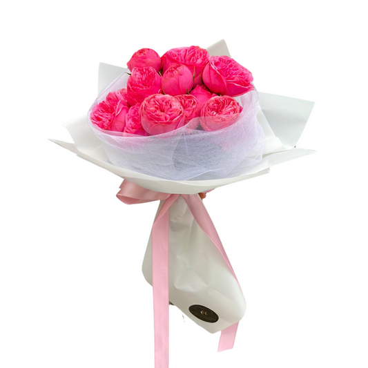 Ramo Blair - Rosas inglesas fucsia