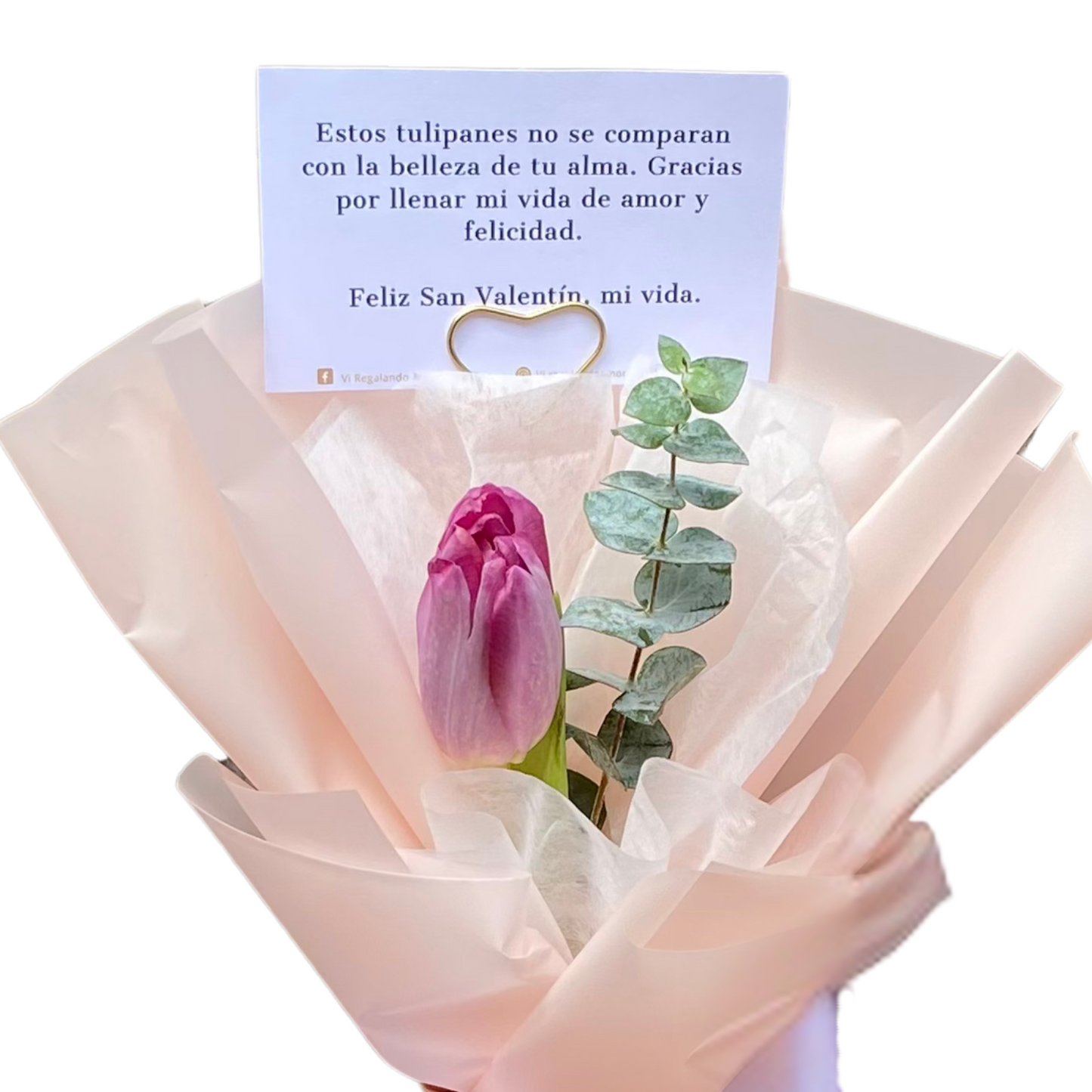 Mini ramo de 1 Tulipan