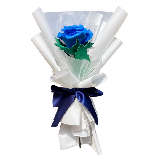 Rosa azul Artificial - Flores Eternas