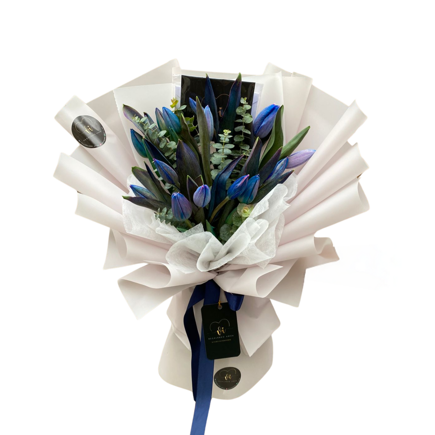 Ramo Bibble de 15 Tulipanes