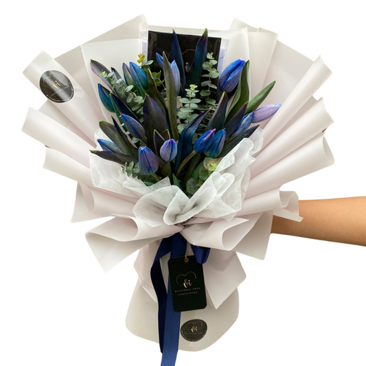 Ramo Bibble de 15 Tulipanes
