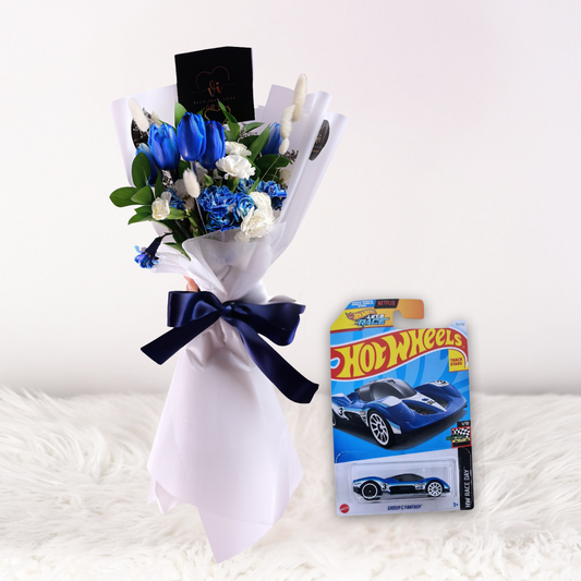 Ramo Azulea + Carrito Hot Wheels