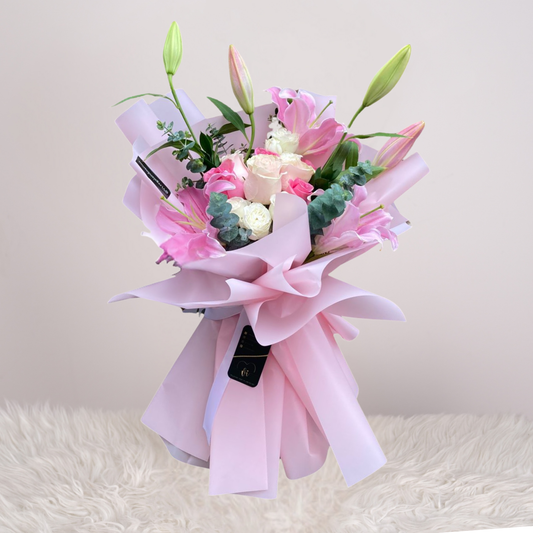 Ramo Lilibeth – Lirios Rosados