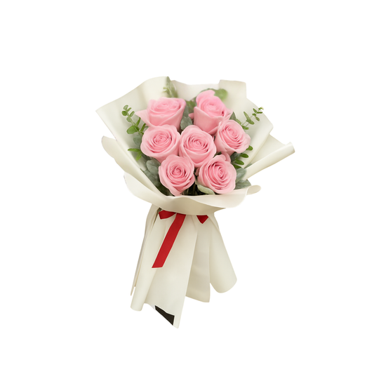 Ramo Amanda -  rosas rosadas