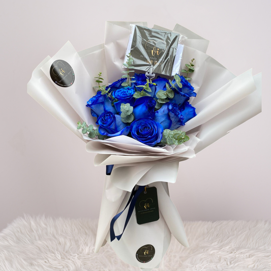 Ramo Violeta - Rosas azules