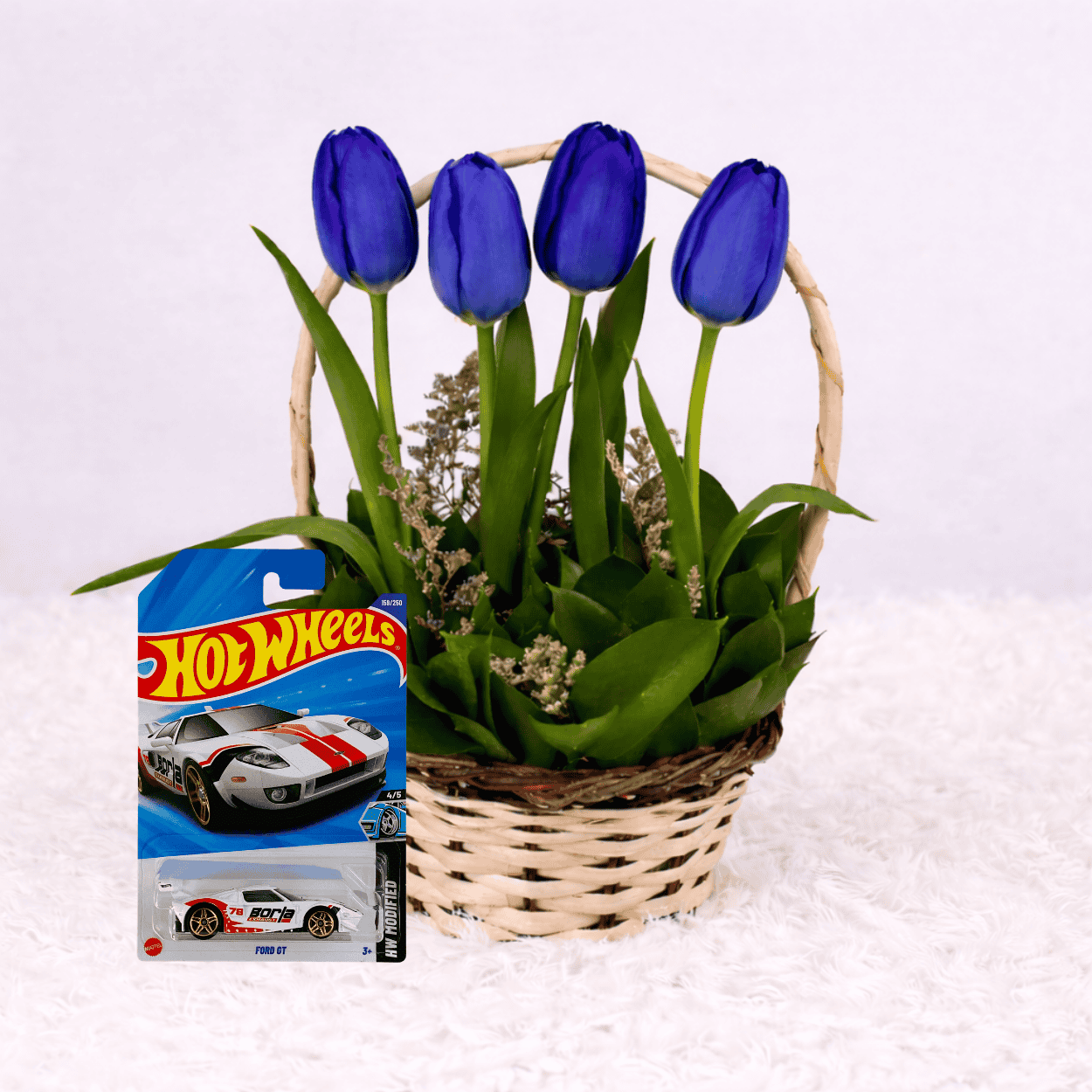 Mini Canasta Deysi + Carrito Hot Wheels