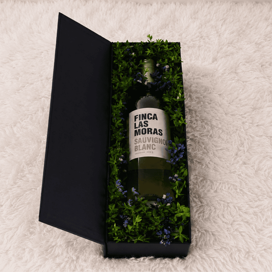 Box Floral Sommelier – Regalo con flores y vino
