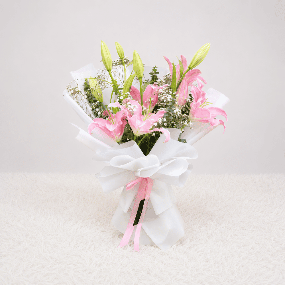 Ramo Suzette – Lirios Rosados