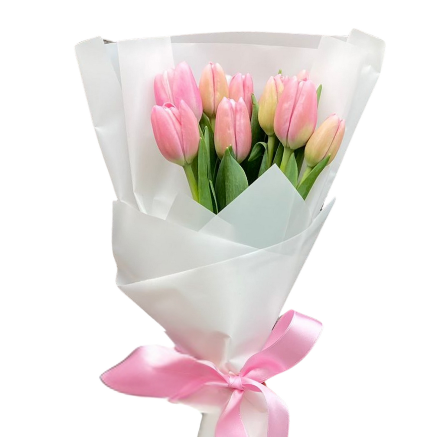 Ramo 10 Tulipanes Rosados