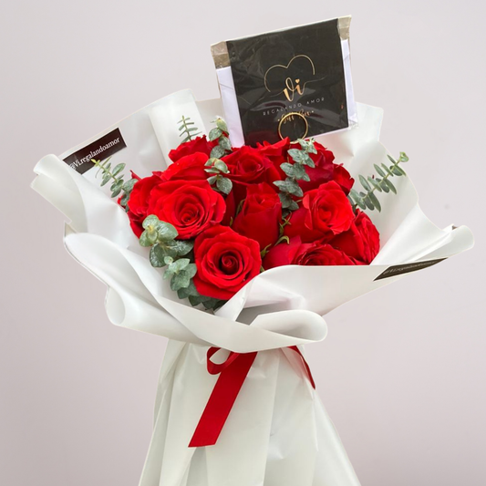 Ramo Amanda -  rosas rojas