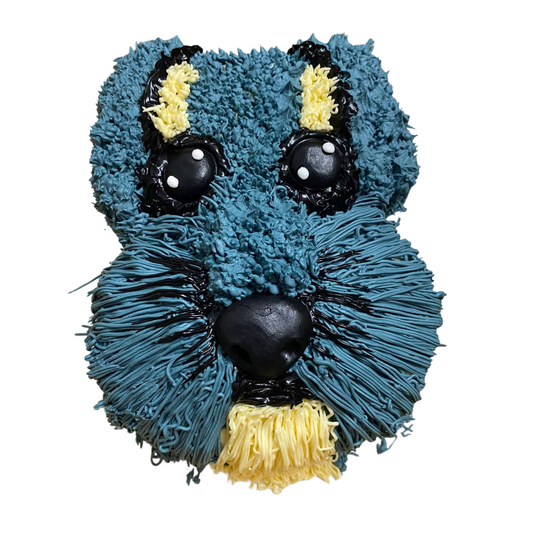 Torta Perrito Schnauzer de Chocolate
