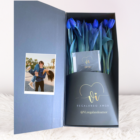 Box Imperial 22 Tulipanes Azules
