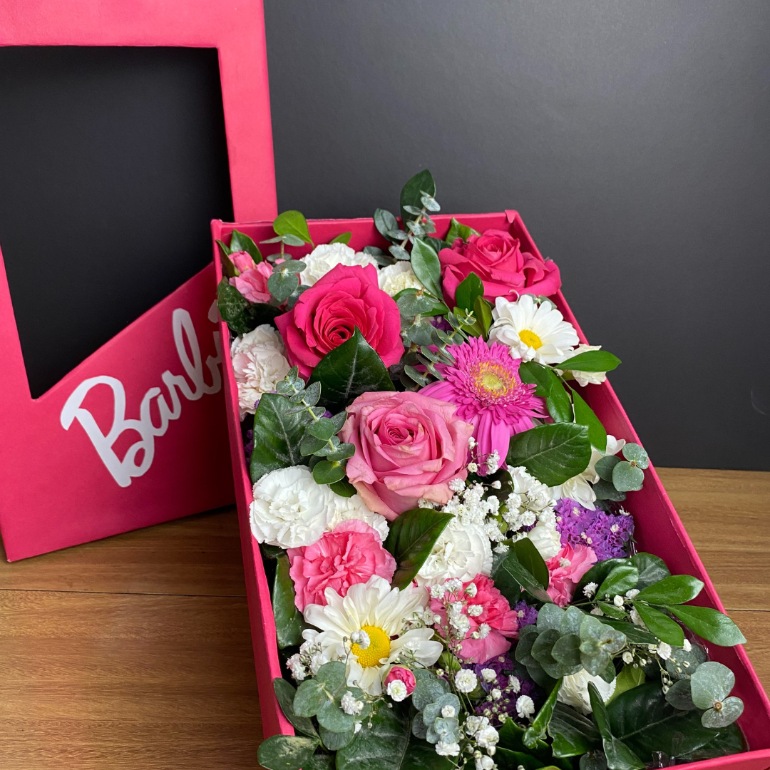 Box Flores Barbie